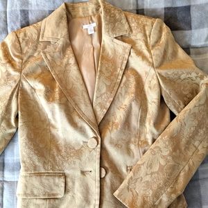 Gold blazer